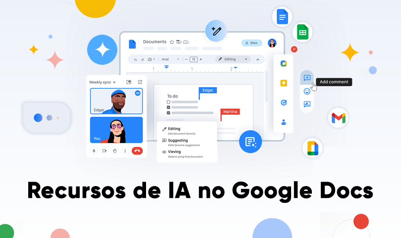 Recursos de IA no Google Docs